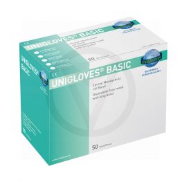 Unigloves chirurgische mondkapjes met koord WIT, 50 stuks in een doos